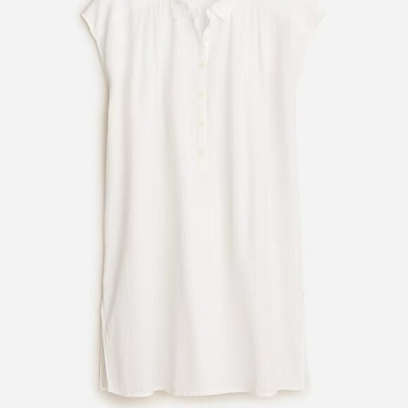 NWT - J. Crew Cap-sleeve tunic cover-up in soft gauze - Picture 5 of 6